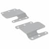 vidaXL Lame Kinnituskonsool 2 H&otilde;bedane 75 x 66 x 1,4 mm Teras