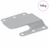 vidaXL Lame Kinnituskonsool 419 H&otilde;bedane 75 x 66 x 1,4 mm Teras