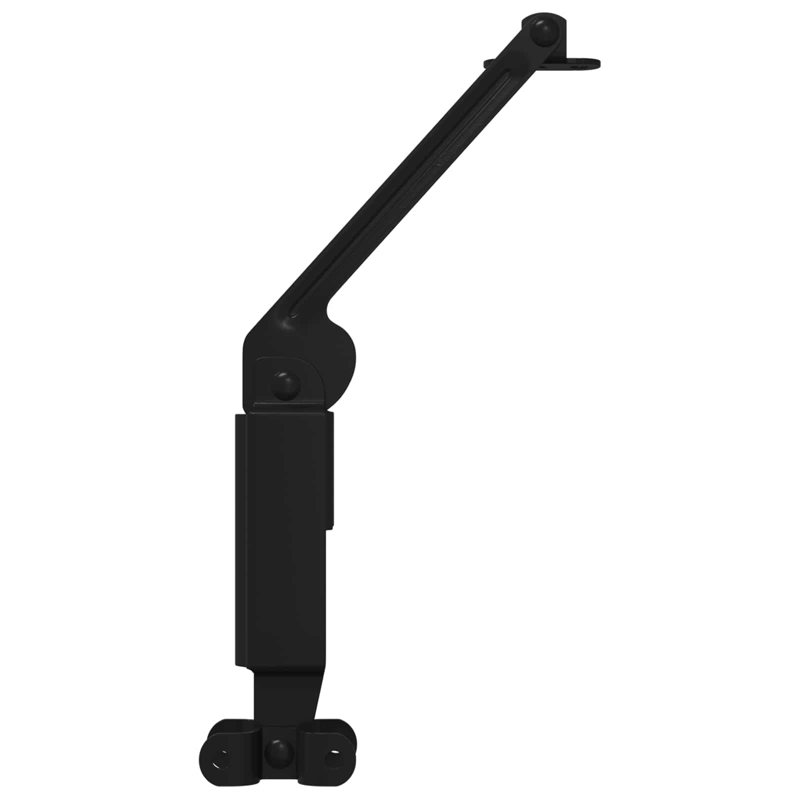 Zatik za podporo pokrova 2 pcs Črna 192 x 32 x 50 mm Jeklo - slika 3