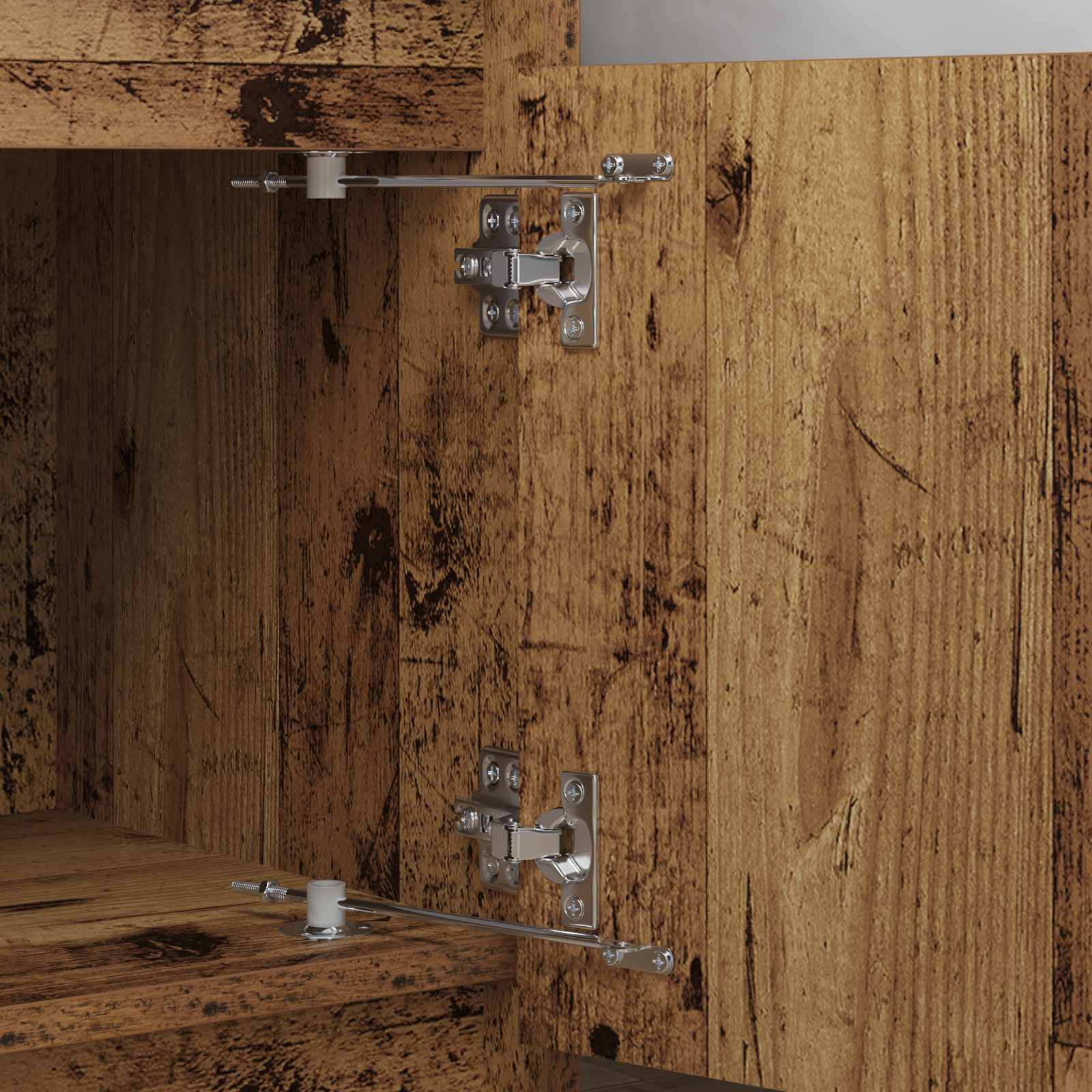 Thumbnail - vidaXL Deckelstützscharnier 12 pcs Silber 194 x 36 x 18 mm Eisen