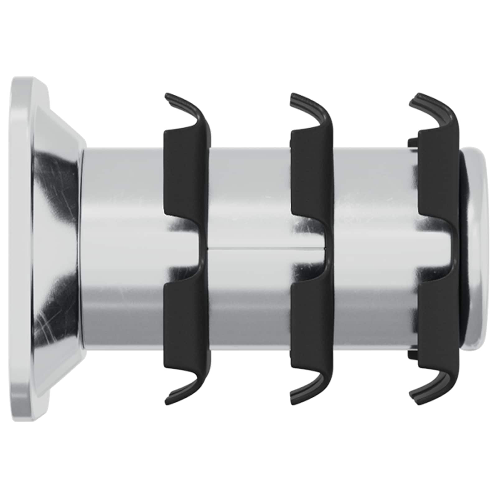 Vītne caurules ieliktnis 1818 pcs Melns un sudrabains