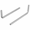 vidaXL Kuusnurkne V&otilde;ti 2 tk H&otilde;bedane 20 x 52 mm Teras