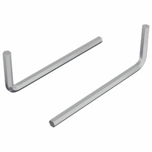 vidaXL Kuusnurkne V&otilde;ti 2 tk H&otilde;bedane 20 x 52 mm Teras