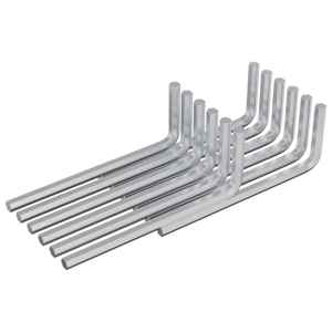 Šestihranný klíč 12 pcs Stříbrná 32 x 86 mm Ocel - obrázek 2