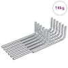 vidaXL Kuusnurkne V&otilde;ti 4675 tk H&otilde;bedane 20 x 52 mm Teras