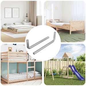 Šesterokotna ključa 2 pcs srebrna 32 x 86 mm Jeklo