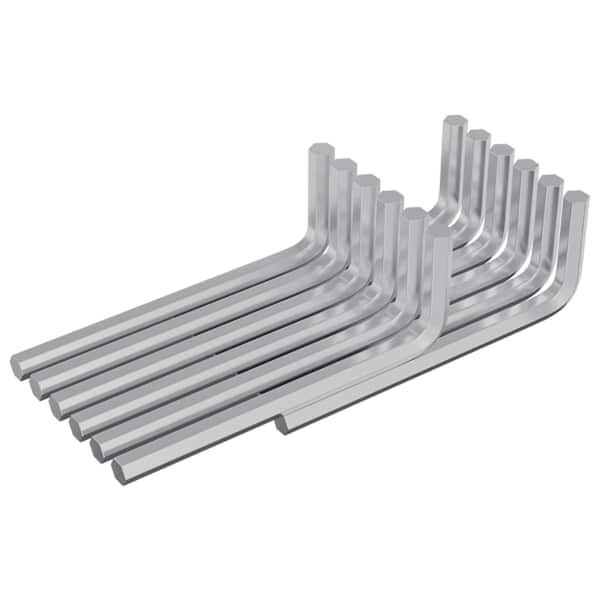 vidaXL Kuusnurkne V&otilde;ti 1800 tk H&otilde;bedane 32 x 86 mm Teras
