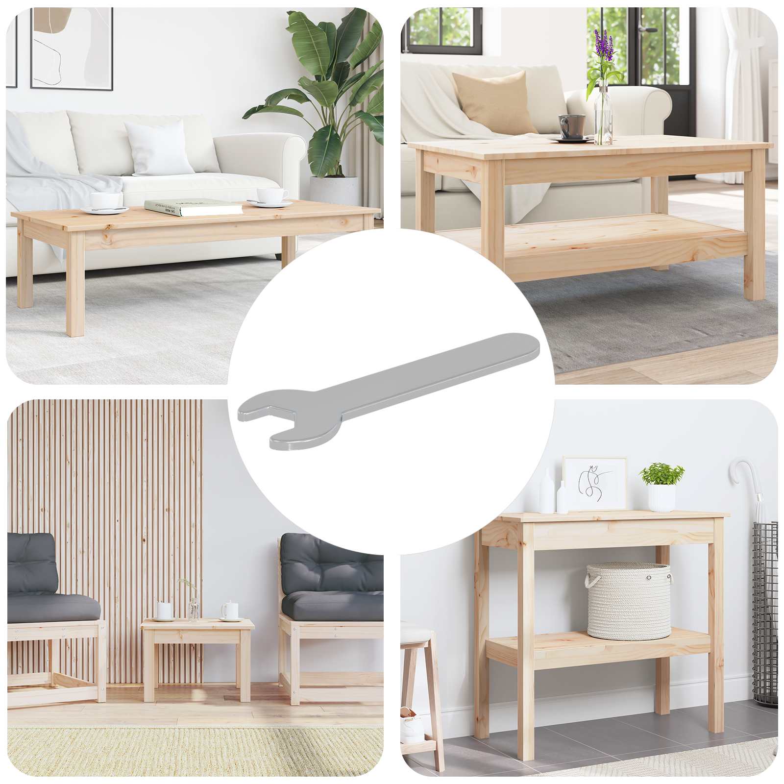 vidaXL Spanner 12 pcs Silber 10 mm Eisen