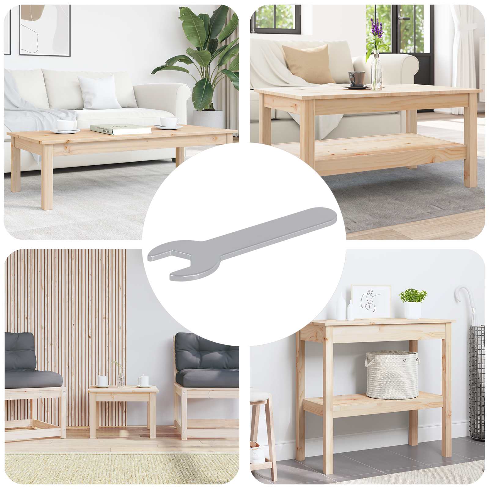 vidaXL Spanner 1593 pcs Silber 13 mm Eisen