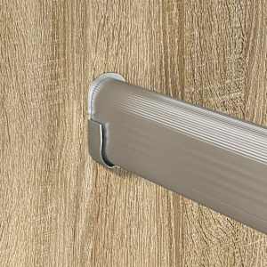 Tyč Skříně 2 pcs Stříbrná 316 x 15 x 29 mm Hliníková slitina - obrázek 7