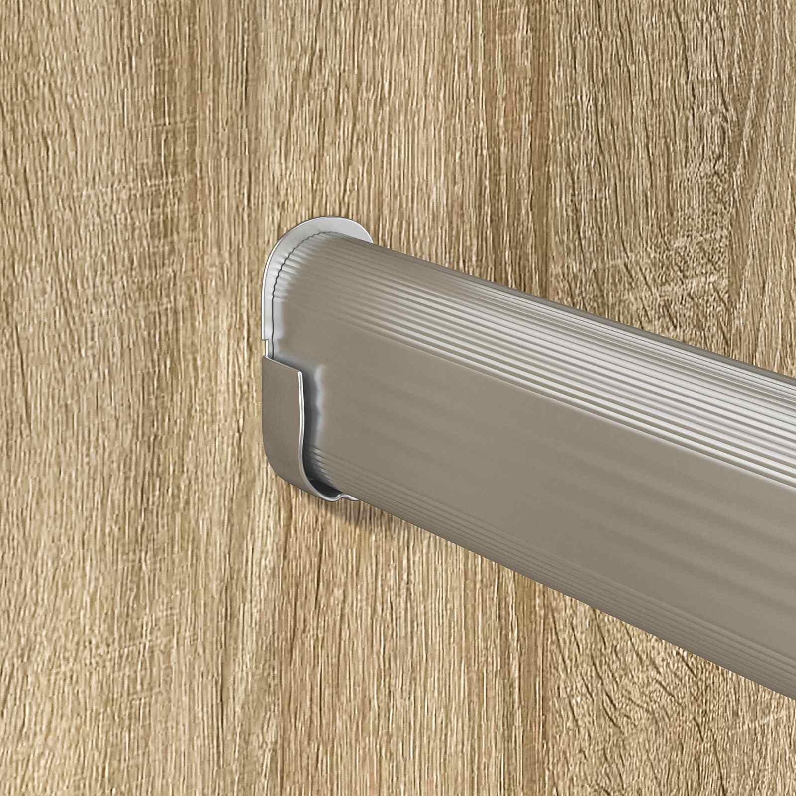 Șină pentru dressing 12 pcs Argintiu 764 x 15 x 29 mm [6]