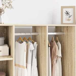 Palica za omaro 12 pcs srebrna 764 x 15 x 29 mm