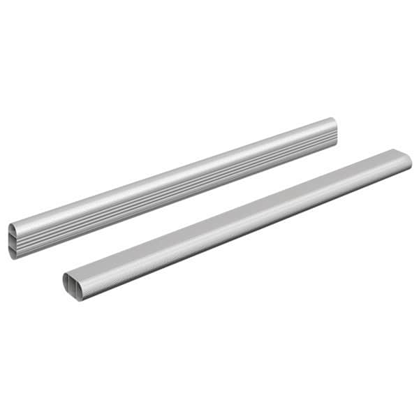 vidaXL Kapi vars 2 tk H&otilde;bedane 464 x 15 x 29 mm Alumiiniumisulamist