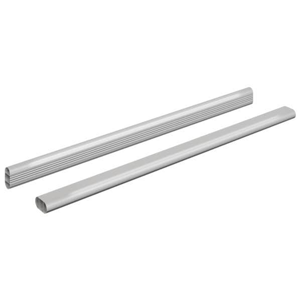 vidaXL Kapi vars 2 tk H&otilde;bedane 472 x 15 x 29 mm Alumiiniumisulamist