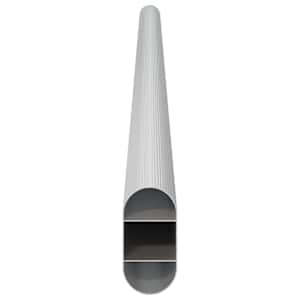 Tyč Skříně 12 pcs Stříbrná 472 x 15 x 29 mm Hliníková slitina - obrázek 5