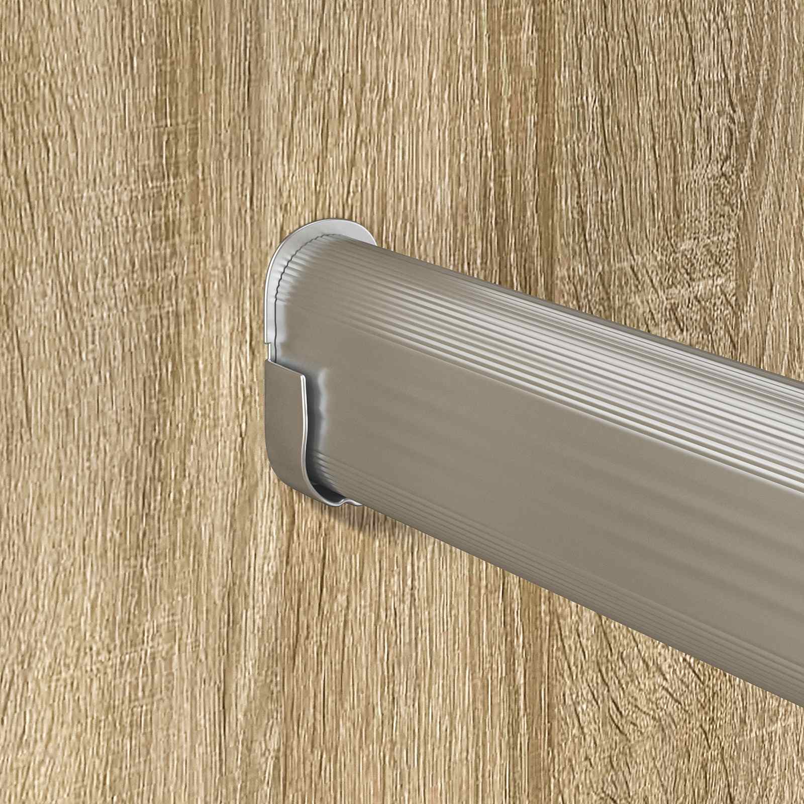 Șină pentru dressing 12 pcs Argintiu 764 x 15 x 29 mm [6]