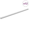 vidaXL Kapi vars 12 tk H&otilde;bedane 664 x 15 x 29 mm Alumiiniumisulamist