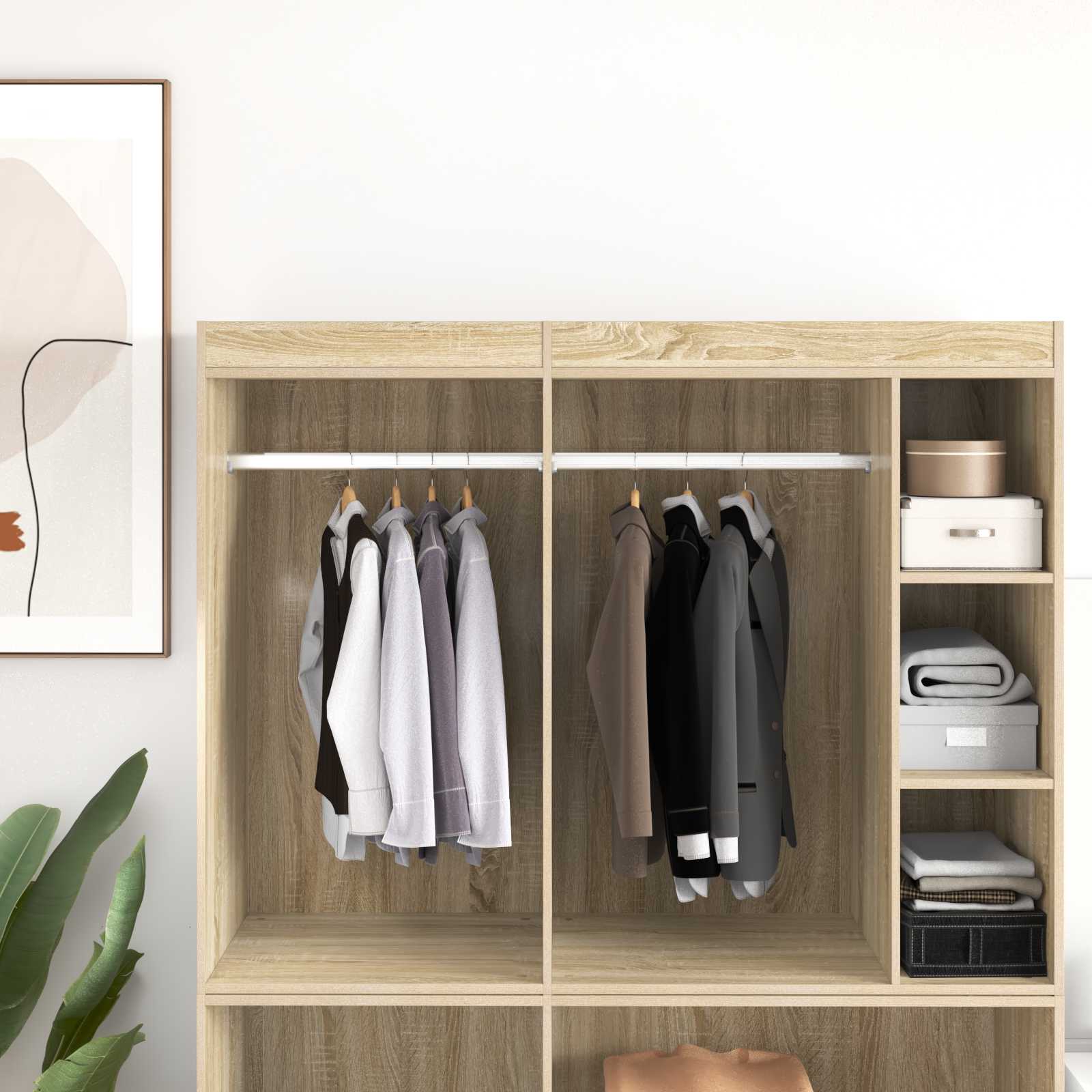 Șină pentru dressing 2 pcs Argintiu 764 x 15 x 29 mm [2]