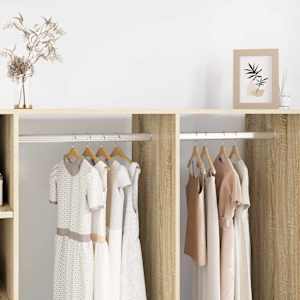 Palica za omaro 2 pcs srebrna 764 x 15 x 29 mm