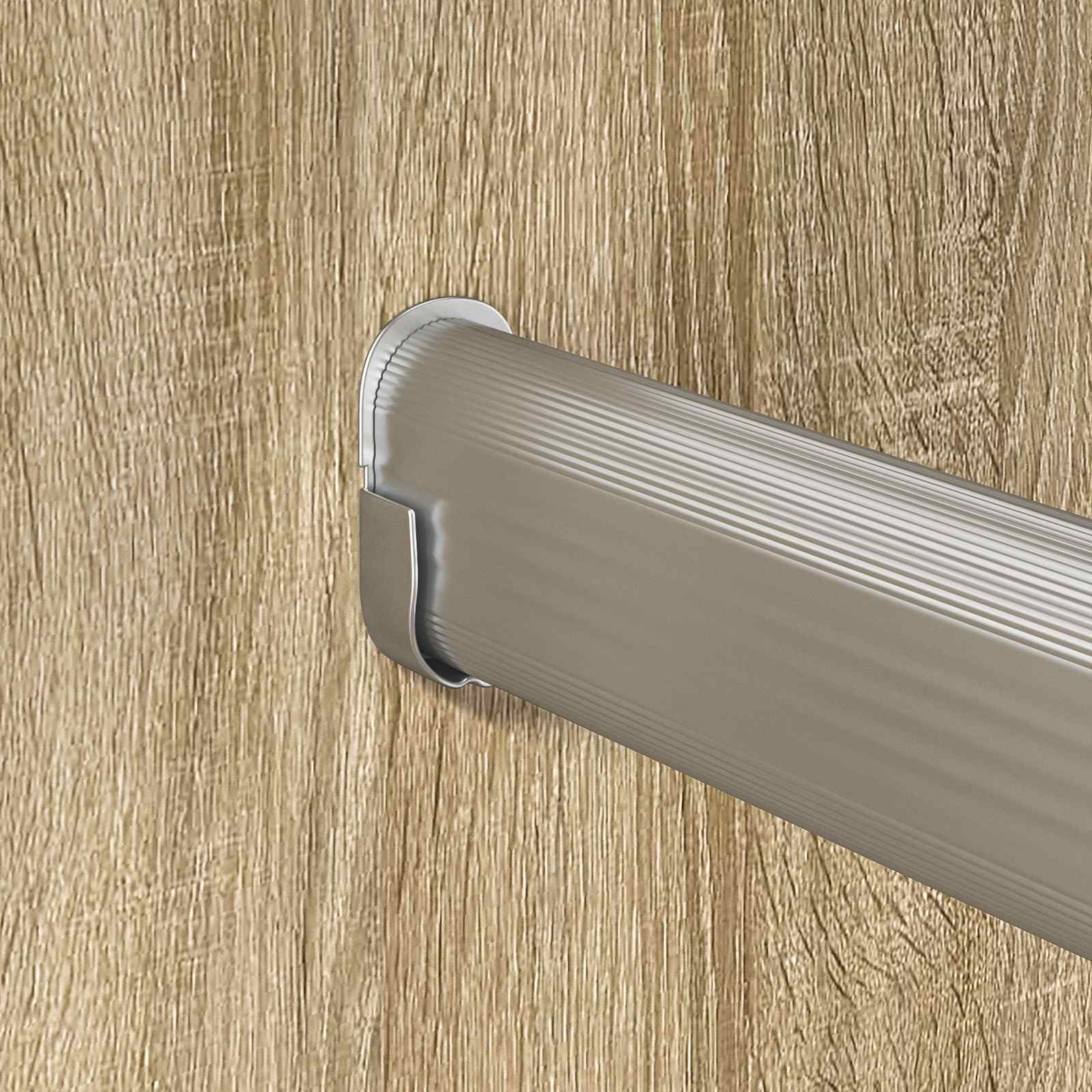 Șină pentru dressing 12 pcs Argintiu 764 x 15 x 29 mm [6]