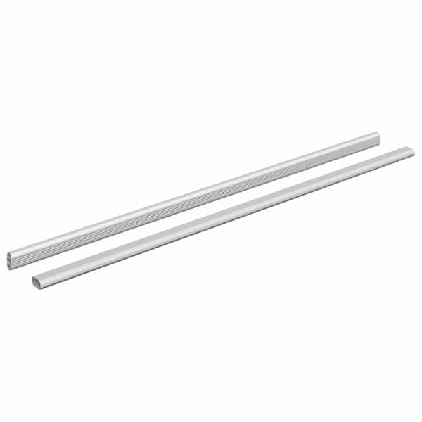 vidaXL Kapi vars 2 tk H&otilde;bedane 864 x 15 x 29 mm Alumiiniumisulamist