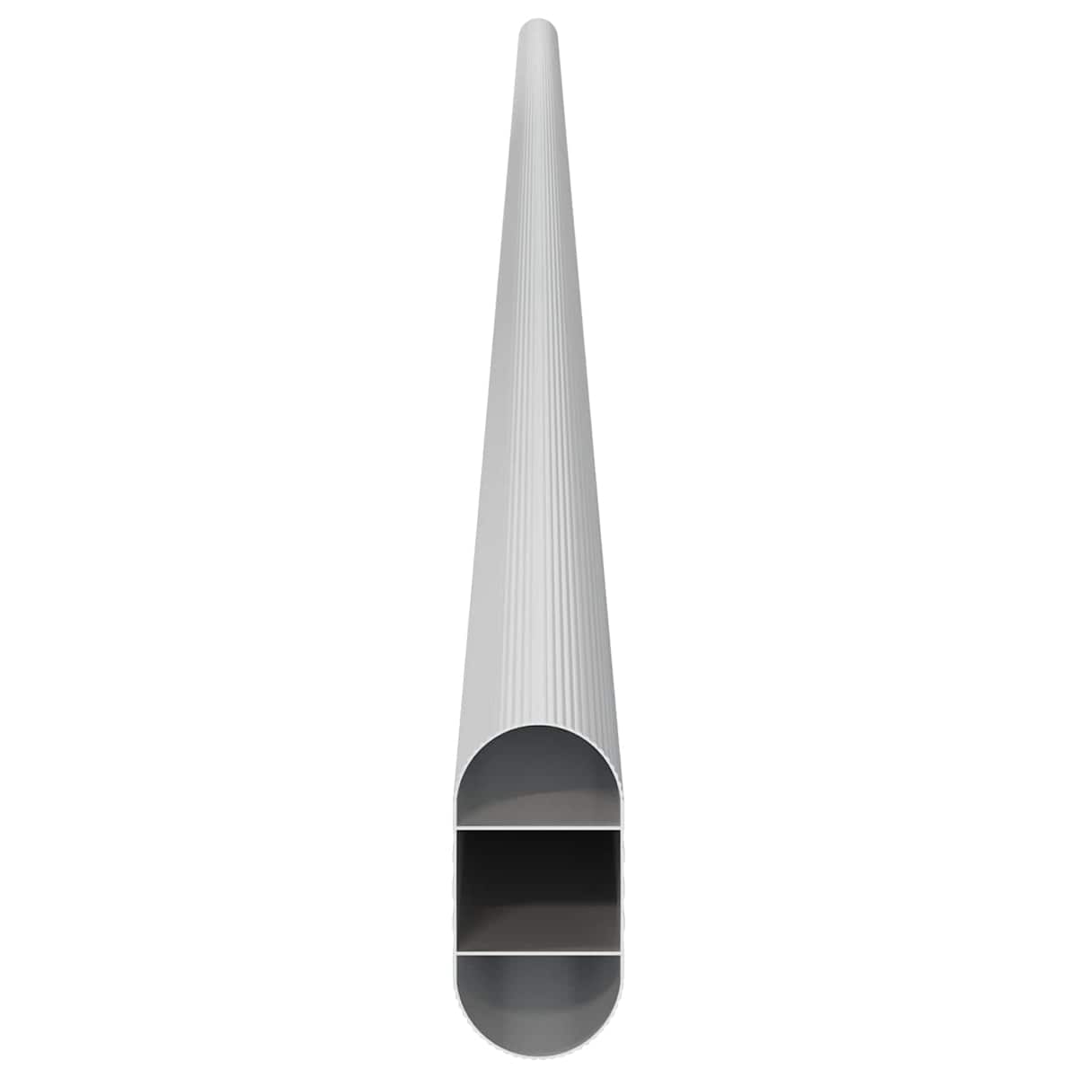 Skab Stang. Sølv Aluminiumlegering - Billede 5