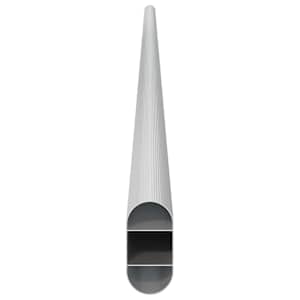 Tyč Skříně 12 pcs Stříbrná 964 x 15 x 29 mm Hliníková slitina - obrázek 5