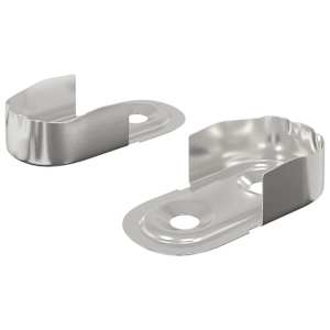 vidaXL Kappi R&ouml;&ouml;pa Kinnitus 2 tk Valge Tsink 40 x 18 x 10 mm Raud