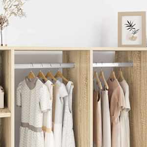 Nosilec za omarno palico 12 pcs Beli cink 40 x 18 x 10 mm elezo