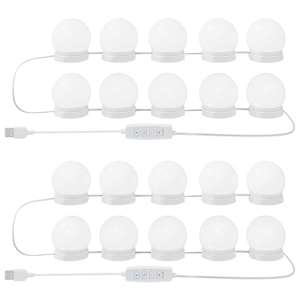 Zrcadlová světla 2 pcs Bílá 4.5 x 4.5 x 4.8 cm Plast - obrázek 2