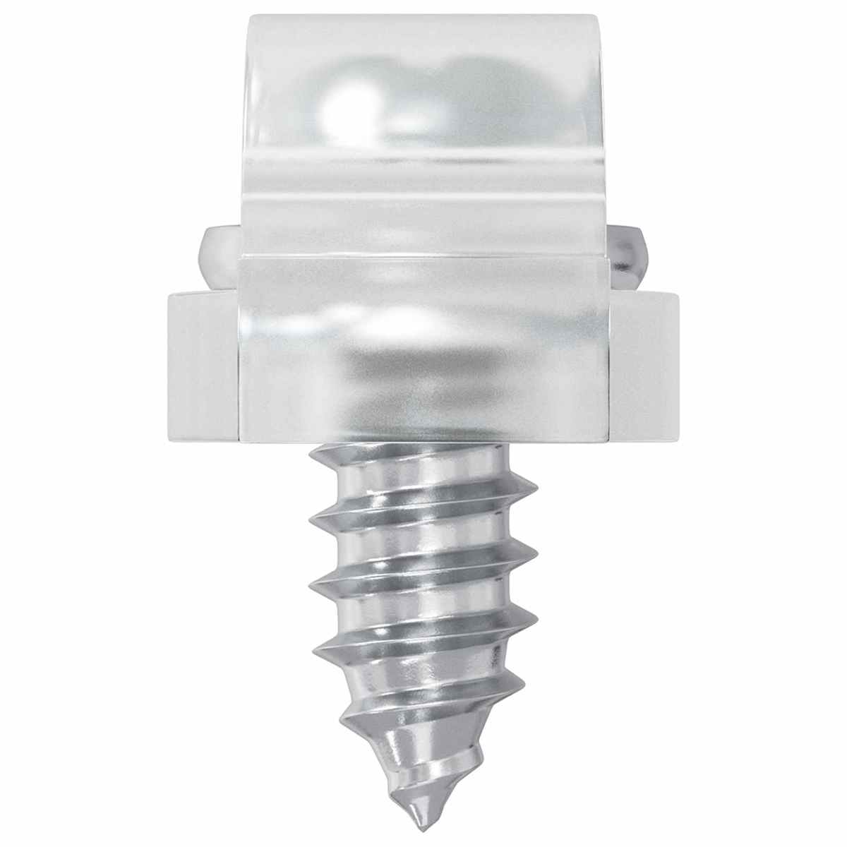 LED Strip Clips 23,8 mm Transparent Plastik og Jern - Billede 4