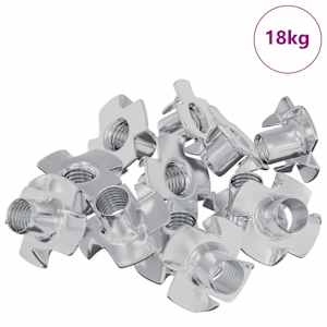 Válcovaná T-matice 7200 pcs Stříbrná M6 mm Ocel - obrázek 2