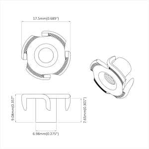 Válcovaná T-matice 7200 pcs Stříbrná M6 mm Ocel - obrázek 6