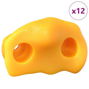 Lezecká chyt 12 pcs Žlutá 100 x 67 x 43 mm PP - obrázek 2