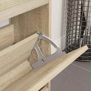 Pant na výklopný šuplík 2 pcs Stříbrná 235 x 155 x 30 mm Železo - obrázek 3