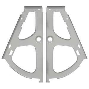 Pant na výklopný šuplík 2 pcs Stříbrná 235 x 155 x 30 mm Železo - obrázek 5