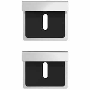 Držák na zrcadlo 2 pcs Niklová 35 x 30 x 8,3 mm Ocel - obrázek 5