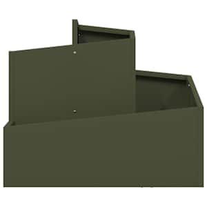 vidaXL Aia istutuspot Oliiviroheline 60 x 60 x 50 cm