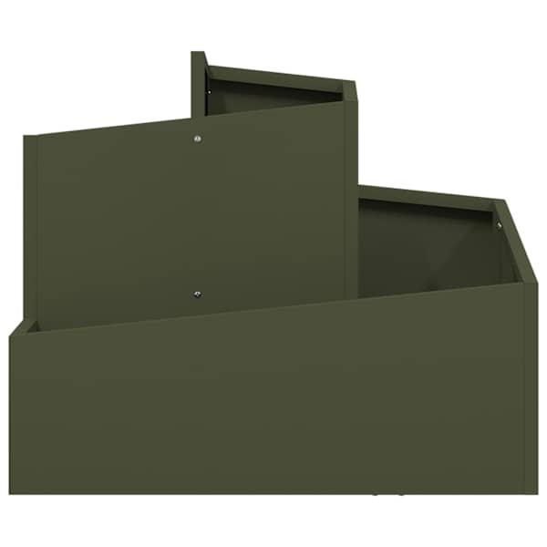 vidaXL Aia istutuspot Oliiviroheline 60 x 60 x 50 cm