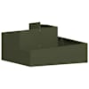 vidaXL Aia istutuspot Oliiviroheline 80 x 80 x 50 cm