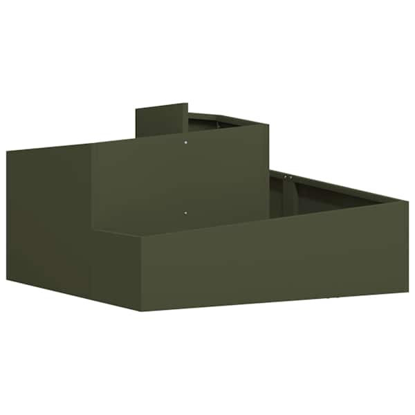 vidaXL Aia istutuspot Oliiviroheline 80 x 80 x 50 cm