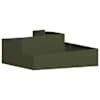vidaXL Aia istutuspot Oliiviroheline 100 x 100 x 50 cm