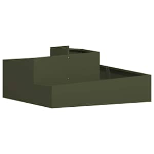 vidaXL Aia istutuspot Oliiviroheline 100 x 100 x 50 cm