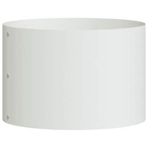 vidaXL Istiku r&otilde;ngas Valge 30 x 30 x 20 cm K&uuml;lmvalmistatud teras