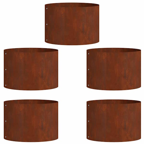 vidaXL Istiku r&otilde;ngas 5 tk Rooste 30 x 30 x 20 cm terase t&uuml;&uuml;p