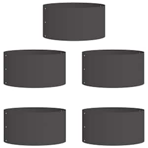 Květináčový kroužek 5 pcs Černá 40 x 40 x 20 cm - obrázek 2