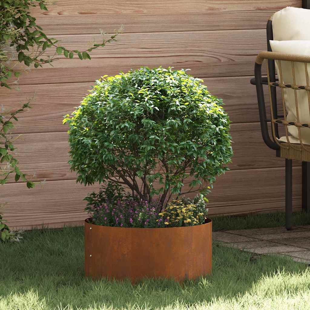 Tuinplanter 40x40x20 cm Cortenstaal