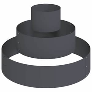 vidaXL Aia istutuspot Antratsiit 90 x 90 x 20 cm K&uuml;lmvalmistatud teras