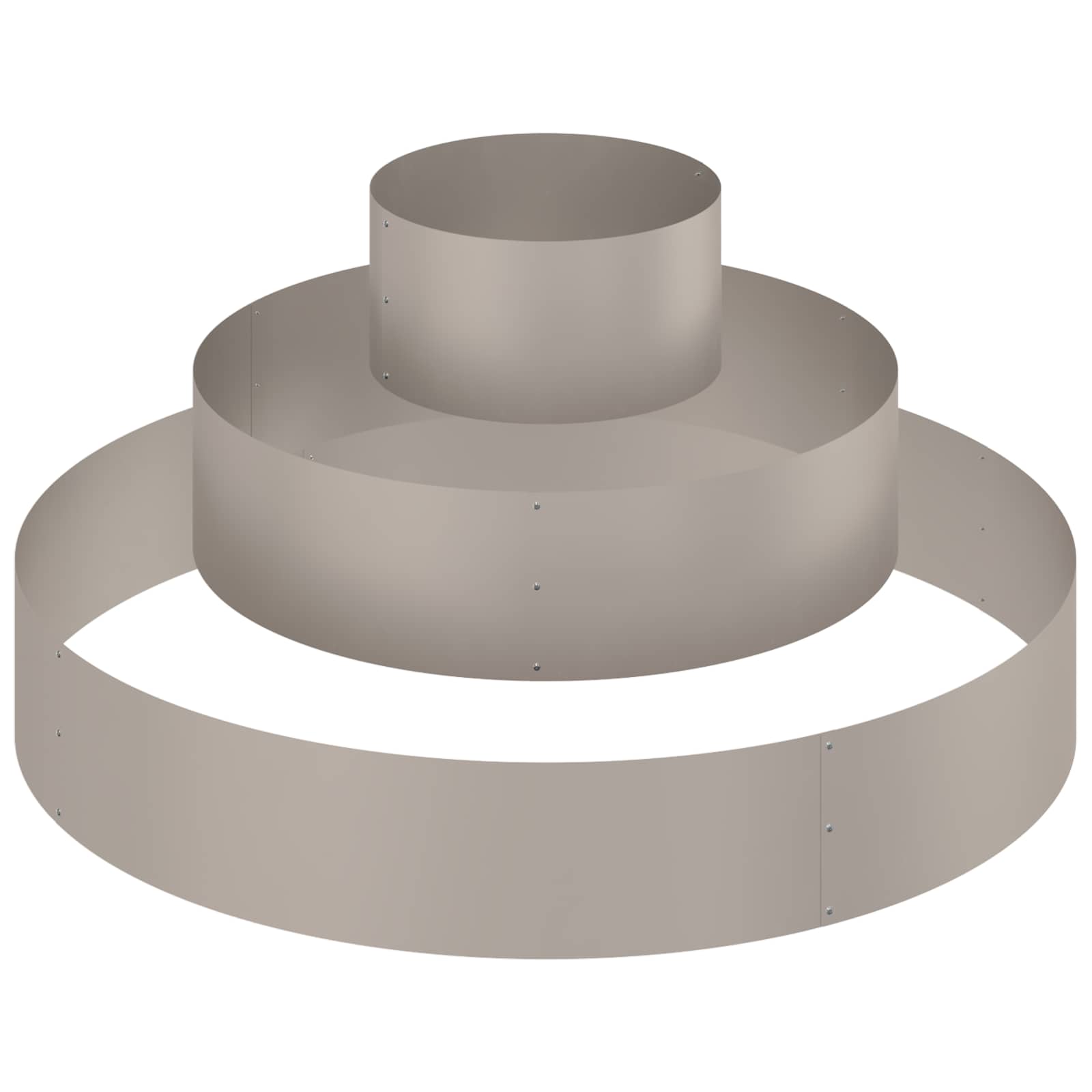 vidaXL Vază pentru Grădină Maro 120 x 120 x 20 cm