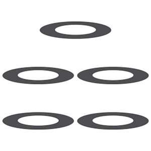 vhodné pro ploché stromové kroužky 5 pcs Černá Ø40 / 70 cm Ocel - obrázek 2